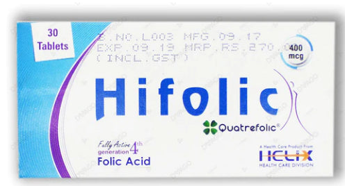 Hifolic 400mcg Tablets 30's